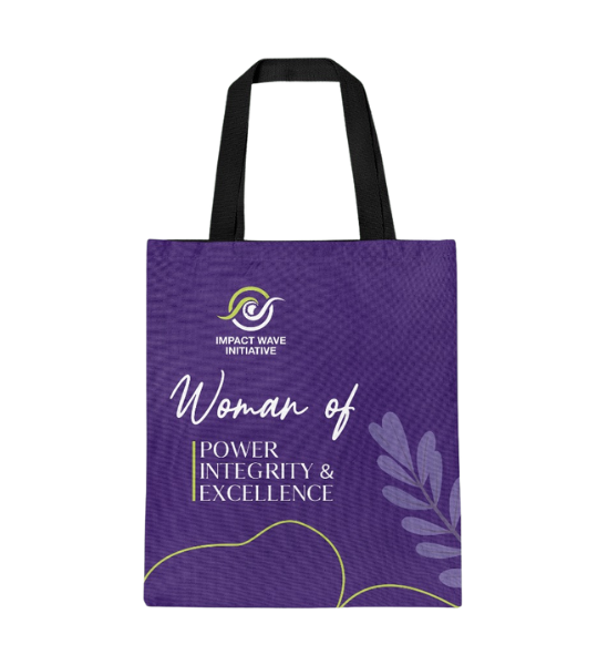 IWI Purple Tote Bag